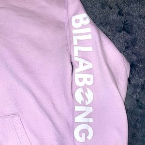 Billabong light pink soft surf sweatshirt size medium